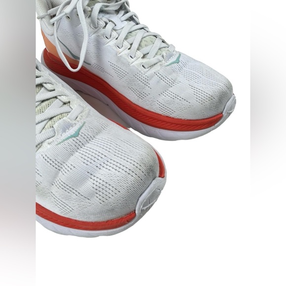 Hoka One One Mach 4 Women’s Size 8 B Running Sneakers Shoes 1113529 White Fiesta - Picture 13 of 15